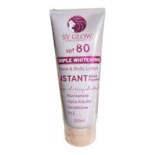 SY Glow - Triple Whitening Hand & Body Lotion - INSTANT White Fl